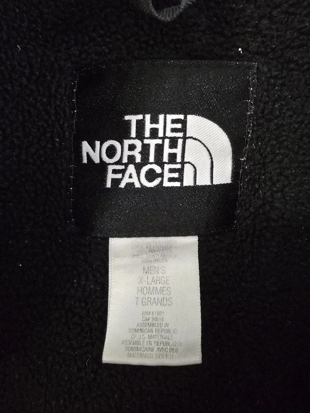 The North Face Black Two-Tone Fleece Vest